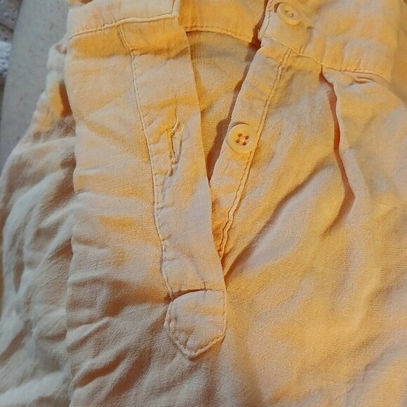 NWT Torrid Womens Peach Button-Up Blouse 2X 18-20 Plus Size 3/4 Sleeve Lightweig - Picture 5 of 9